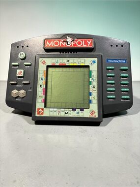 Vintage 1997 Monopoly Hand Held Travel Electronic Game Hasbro Tested Works Great